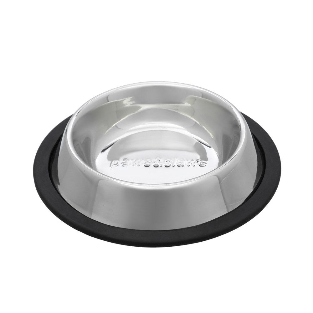 Stainless Steel Pet Bowl Black