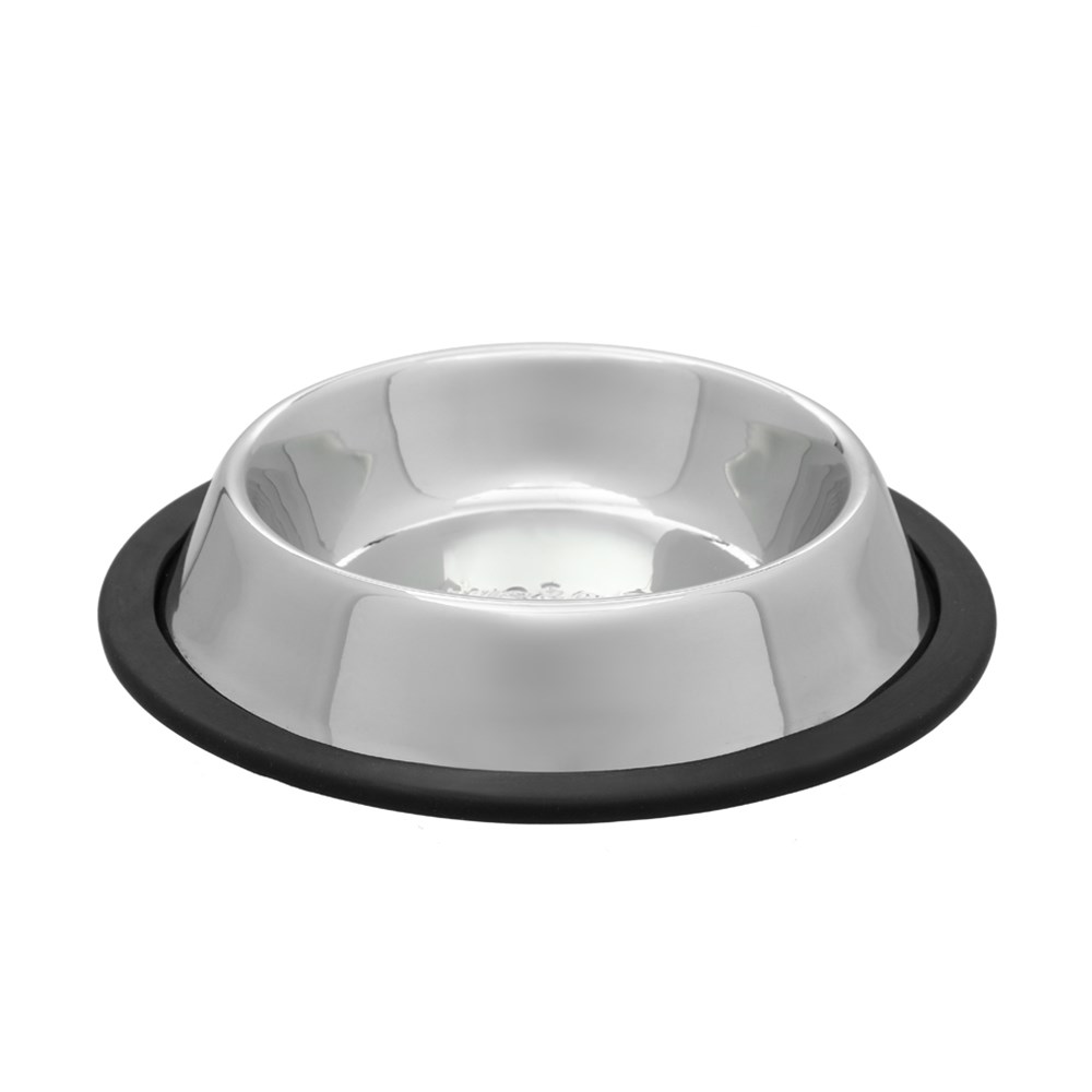 Stainless Steel Pet Bowl Black
