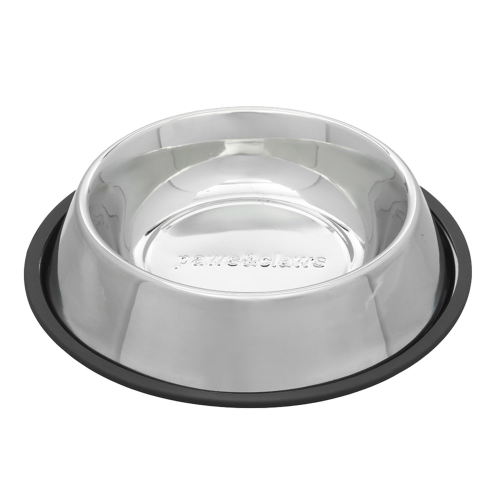 Stainless Steel Pet Bowl Black