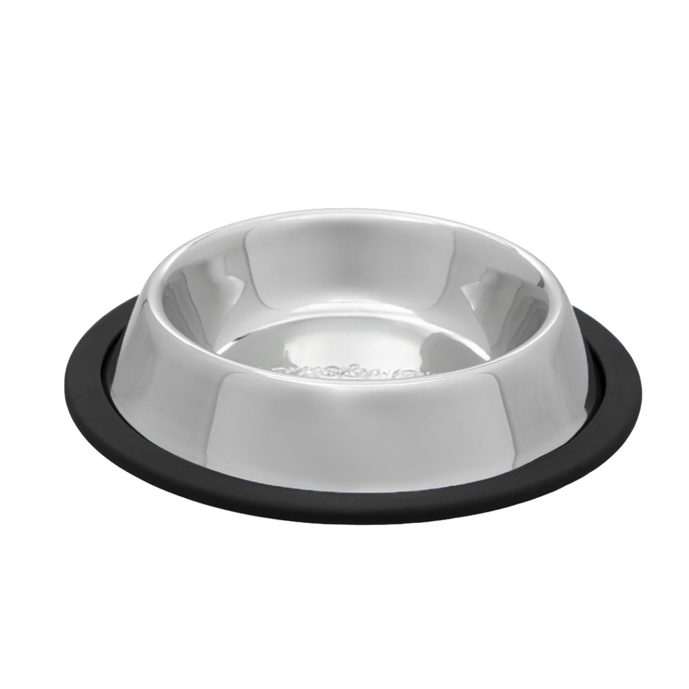 Stainless Steel Pet Bowl Black