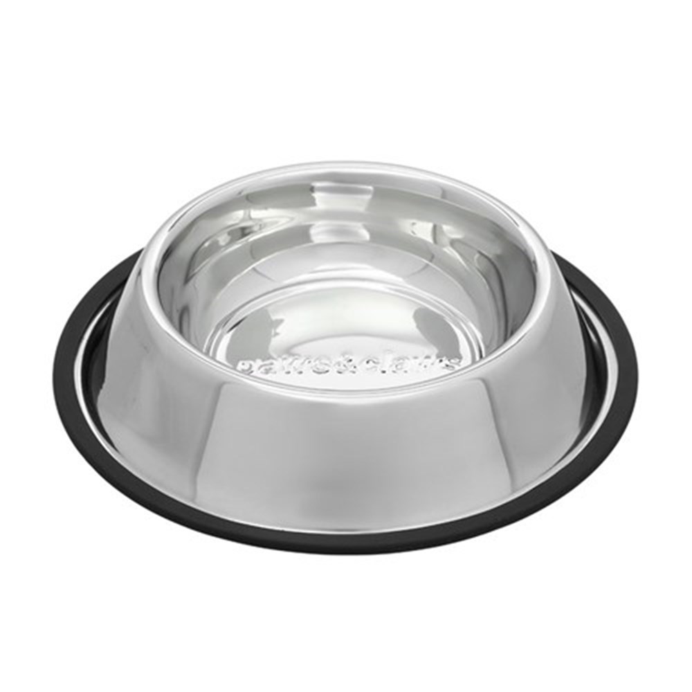 Stainless Steel Pet Bowl Black