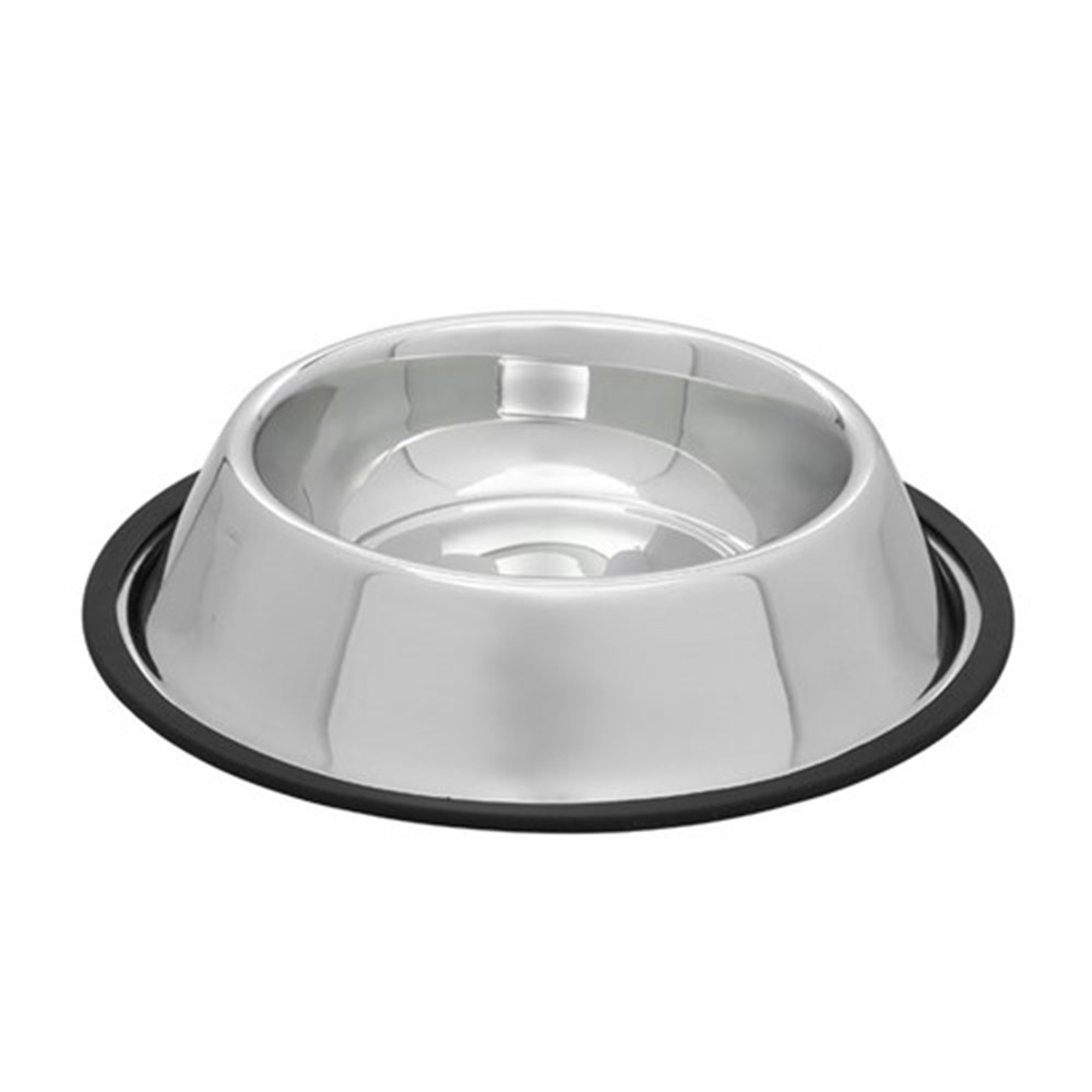 Stainless Steel Pet Bowl Black