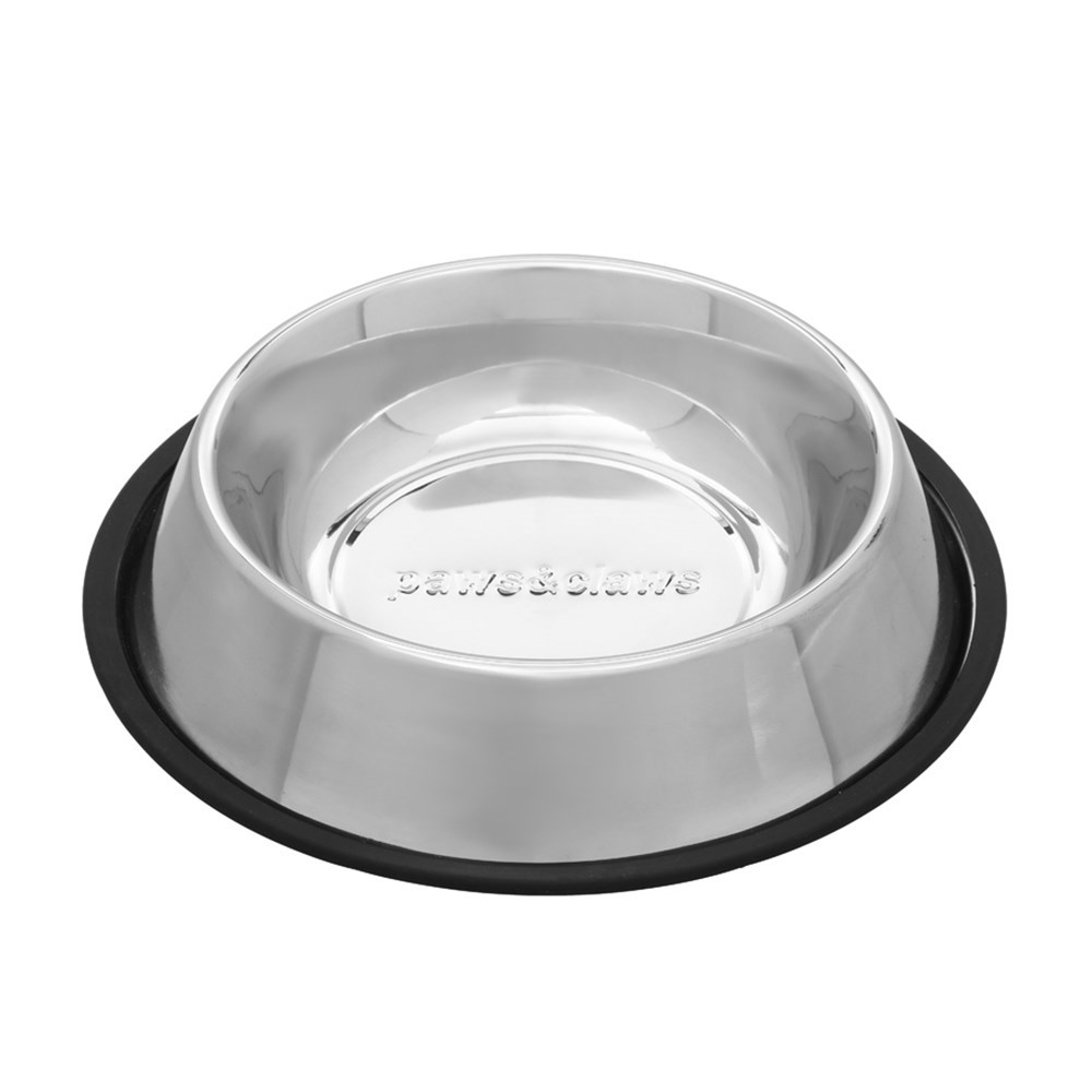 Stainless Steel Pet Bowl Black