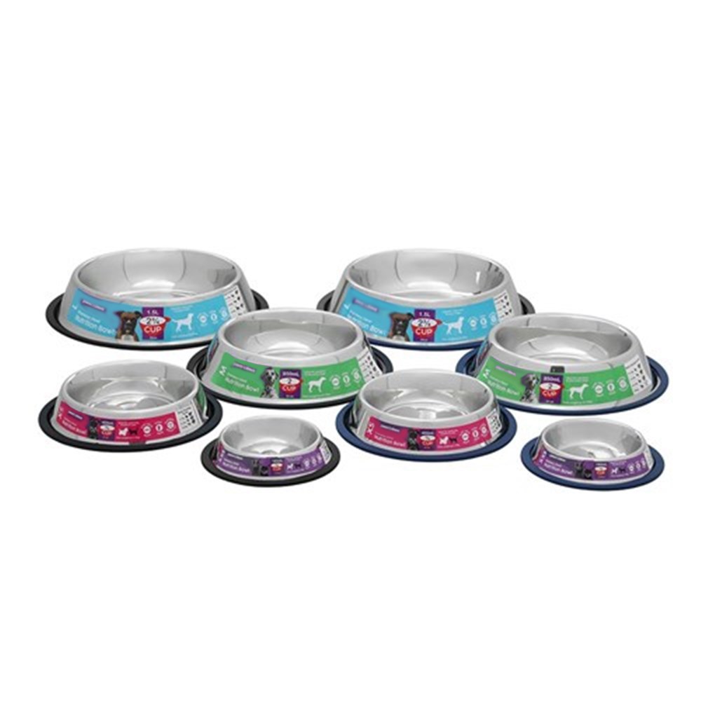 Stainless Steel Pet Bowl Black