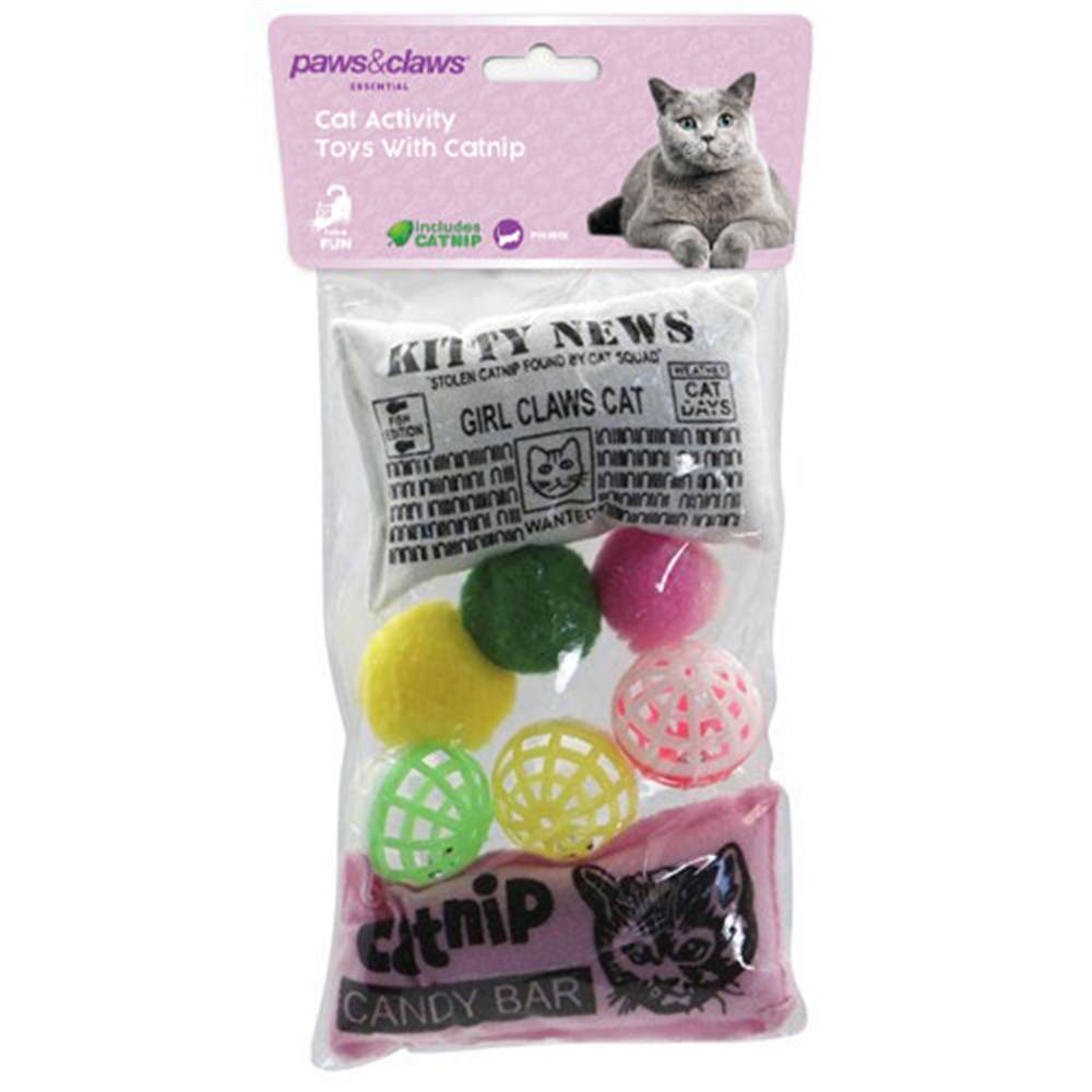 Cat Activity Toy 8pk