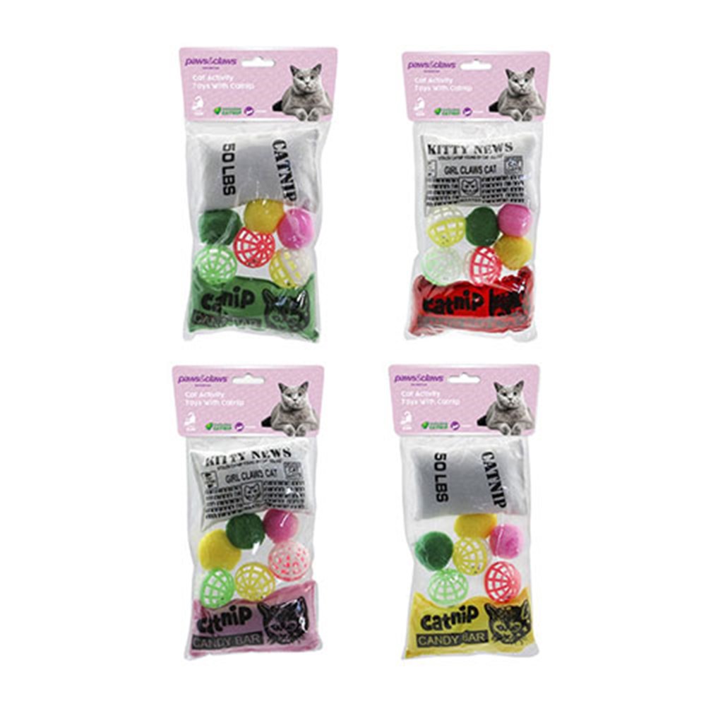 Cat Activity Toy 8pk