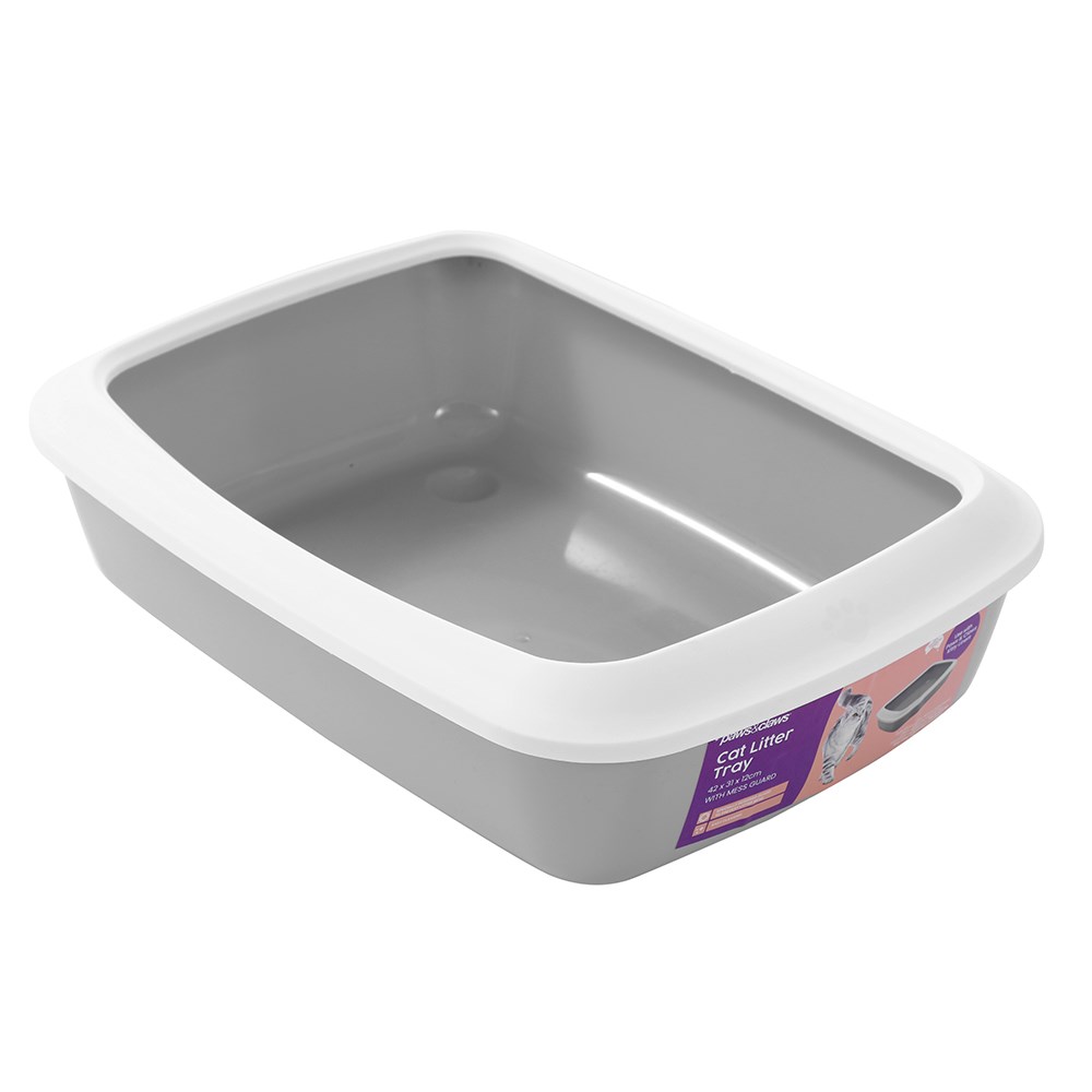 Cat Litter Tray With Rim