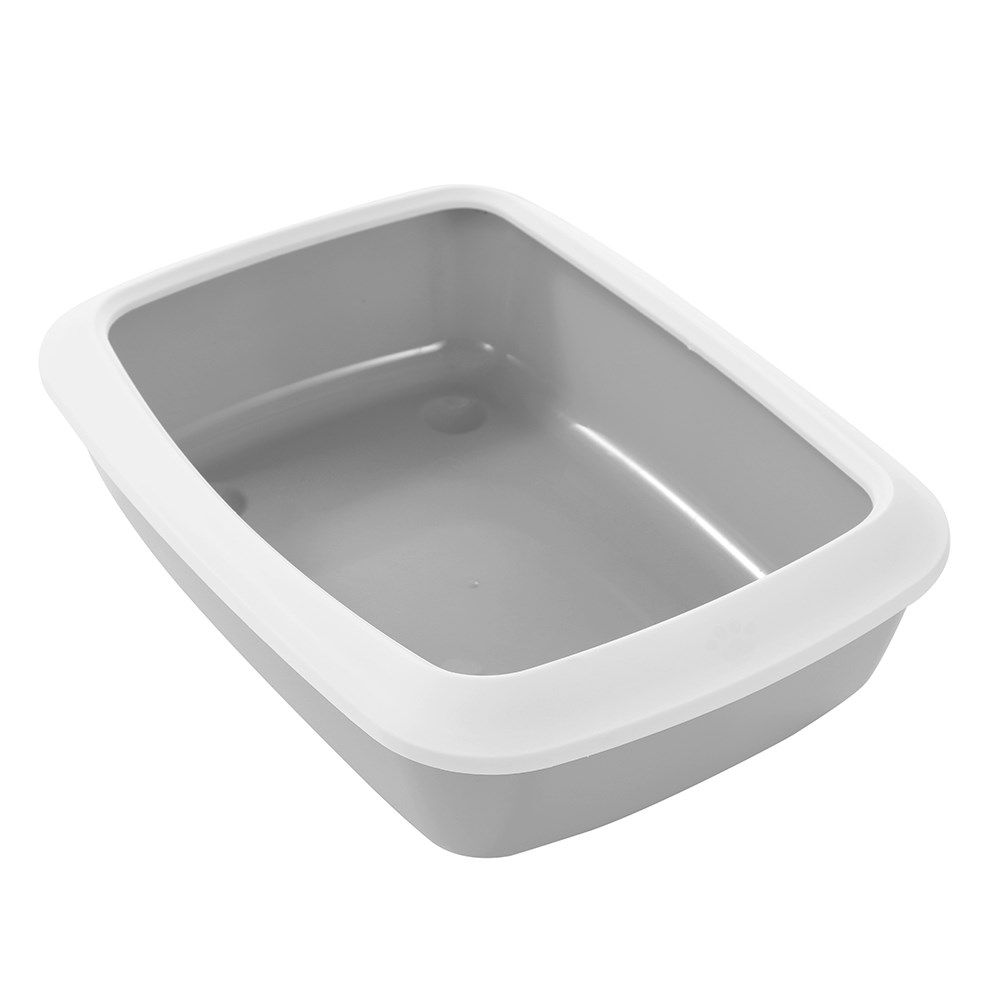 Cat Litter Tray With Rim