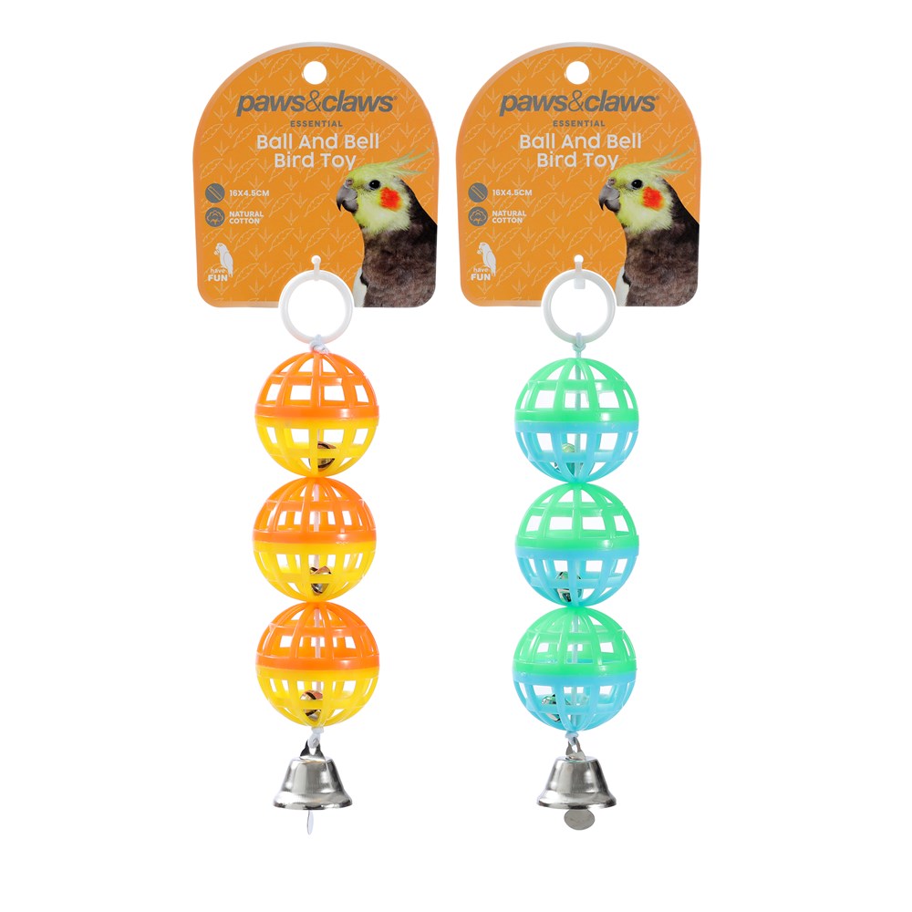 Ball And Bell Bird Toy