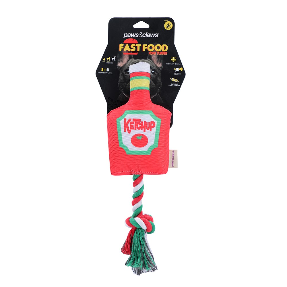 Fast Food Rope Tugger Toy