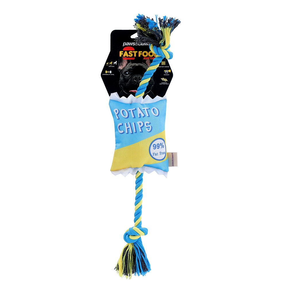 Fast Food Rope Tugger Toy