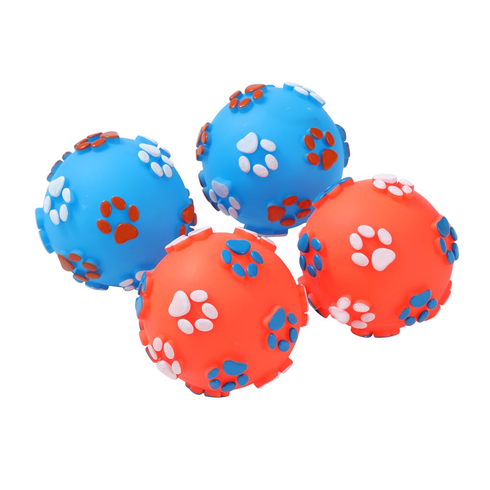 Paw Print Ball 2pk Vinyl