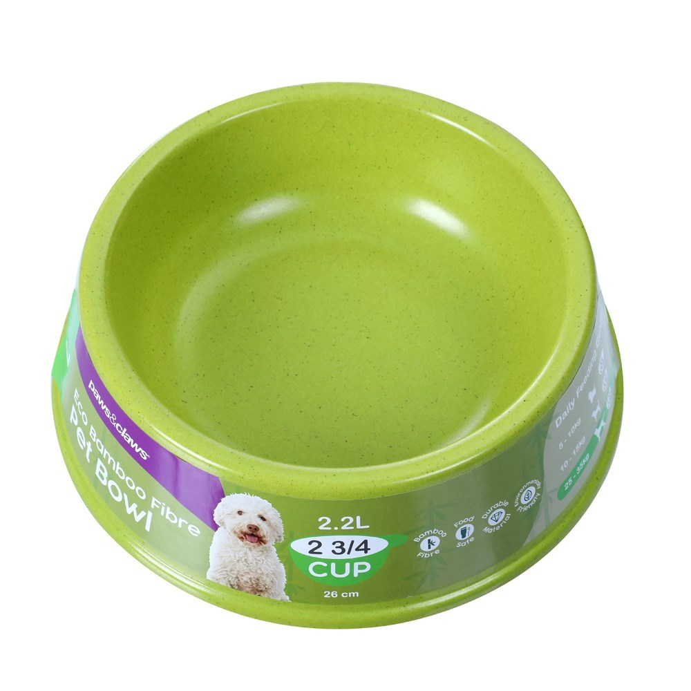 Bamboo Fibre Pet Bowl 2.2l