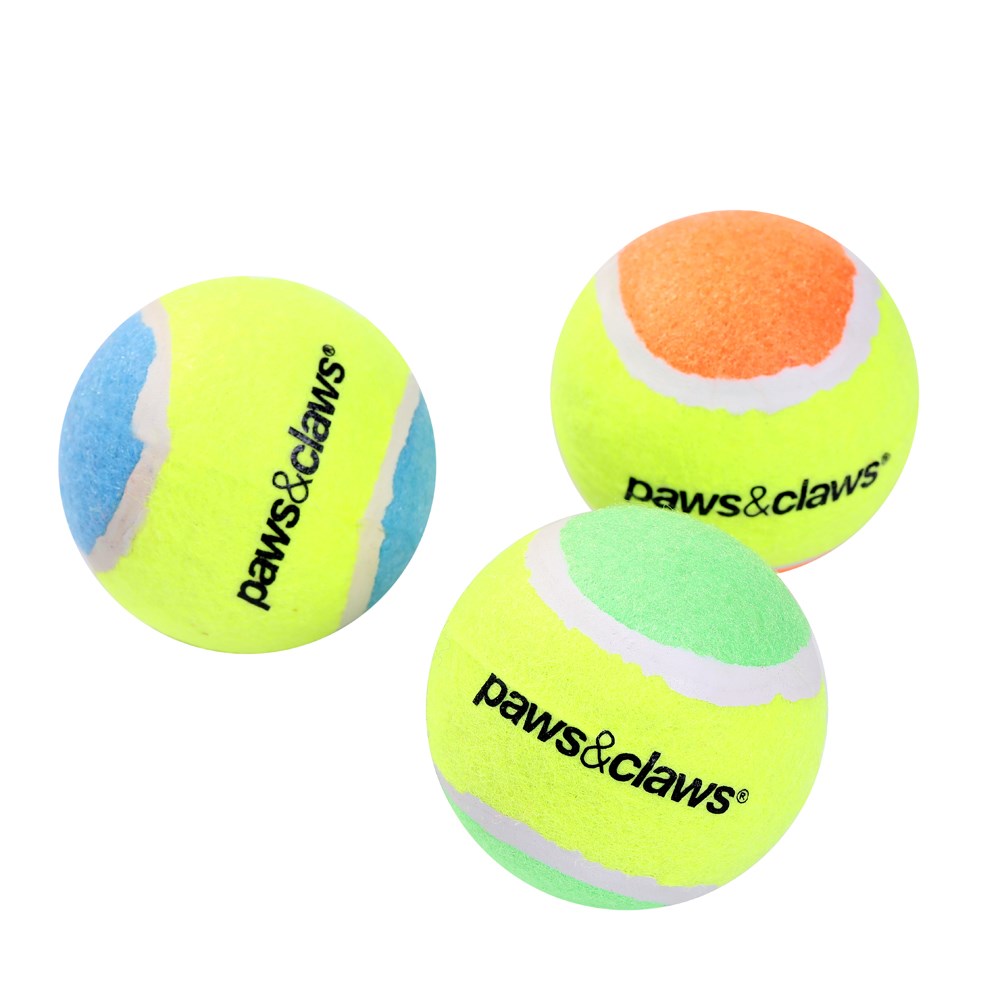 Tennis Balls 3pk 6cm