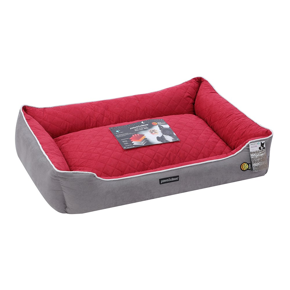 Self Warming Walled Bed Red