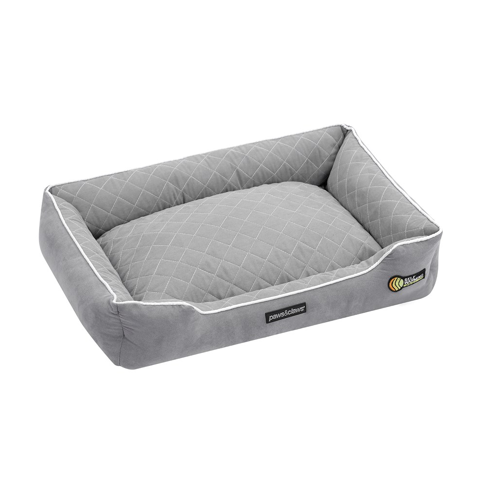 Self Warming Walled Bed Grey