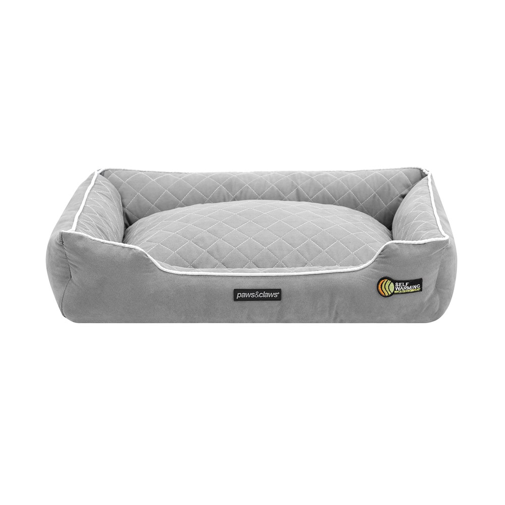 Self Warming Walled Bed Grey