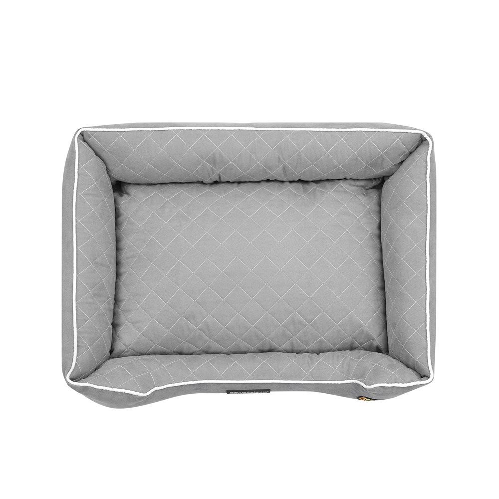 Self Warming Walled Bed Grey