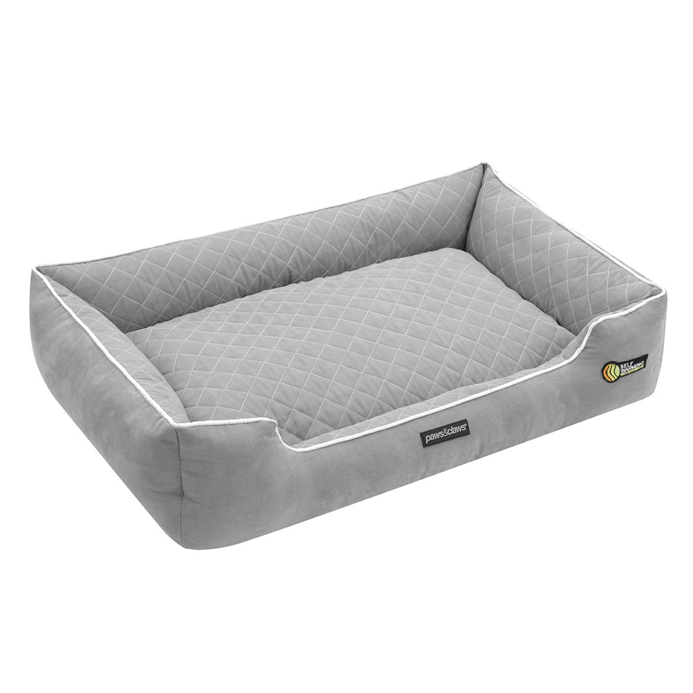Self Warming Walled Bed Grey