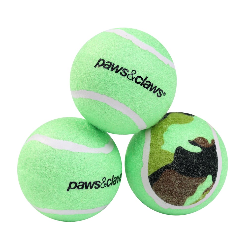 Tennis Balls 3pk 6cm