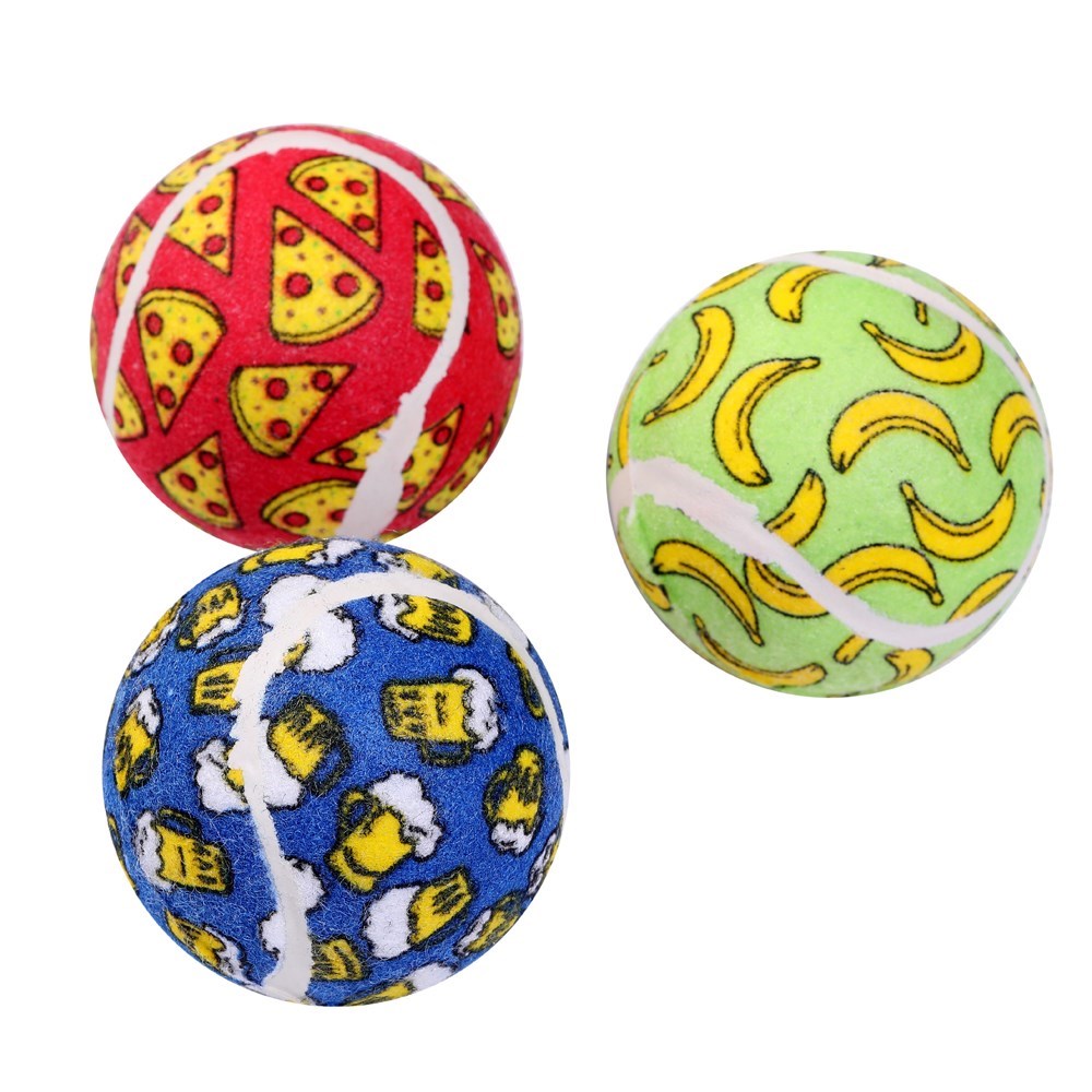 Tennis Balls 3pk 6cm