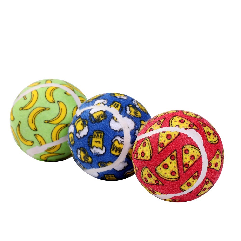 Tennis Balls 3pk 6cm