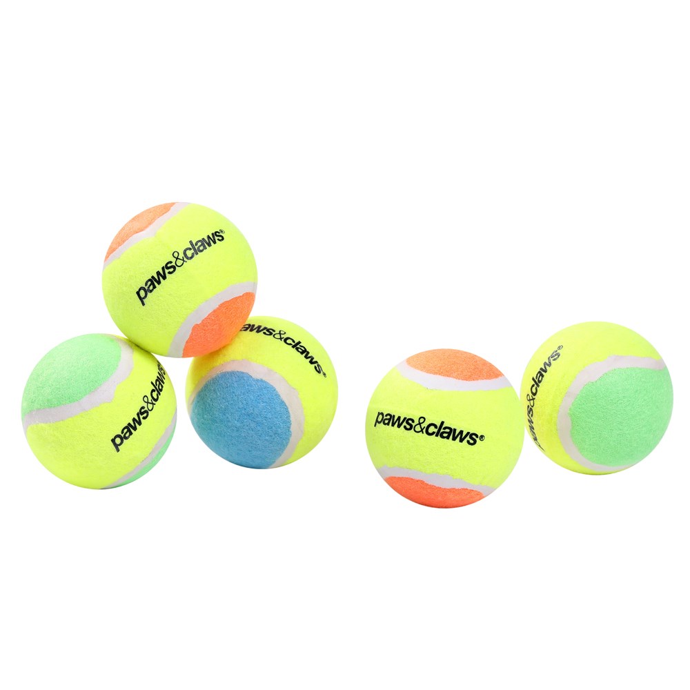 Tennis Balls 5pk 6cm