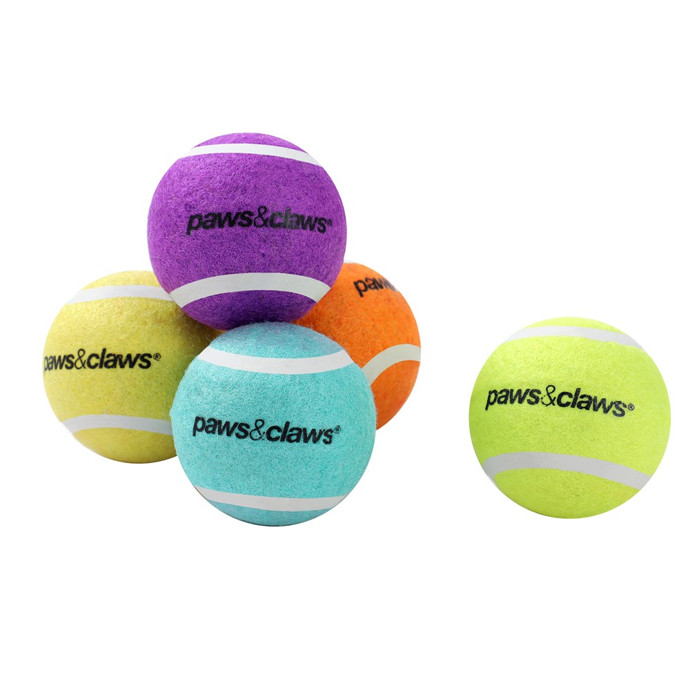Tennis Balls 5pk 6cm