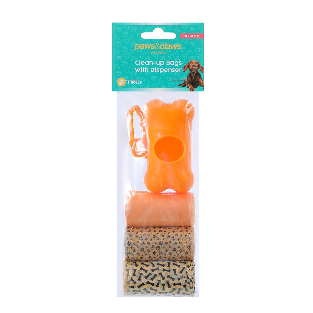 Clean Up Bags + Dispenser