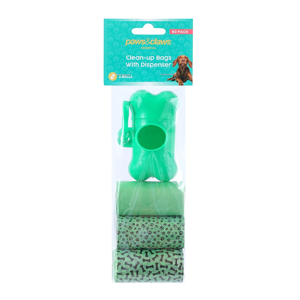 Clean Up Bags + Dispenser