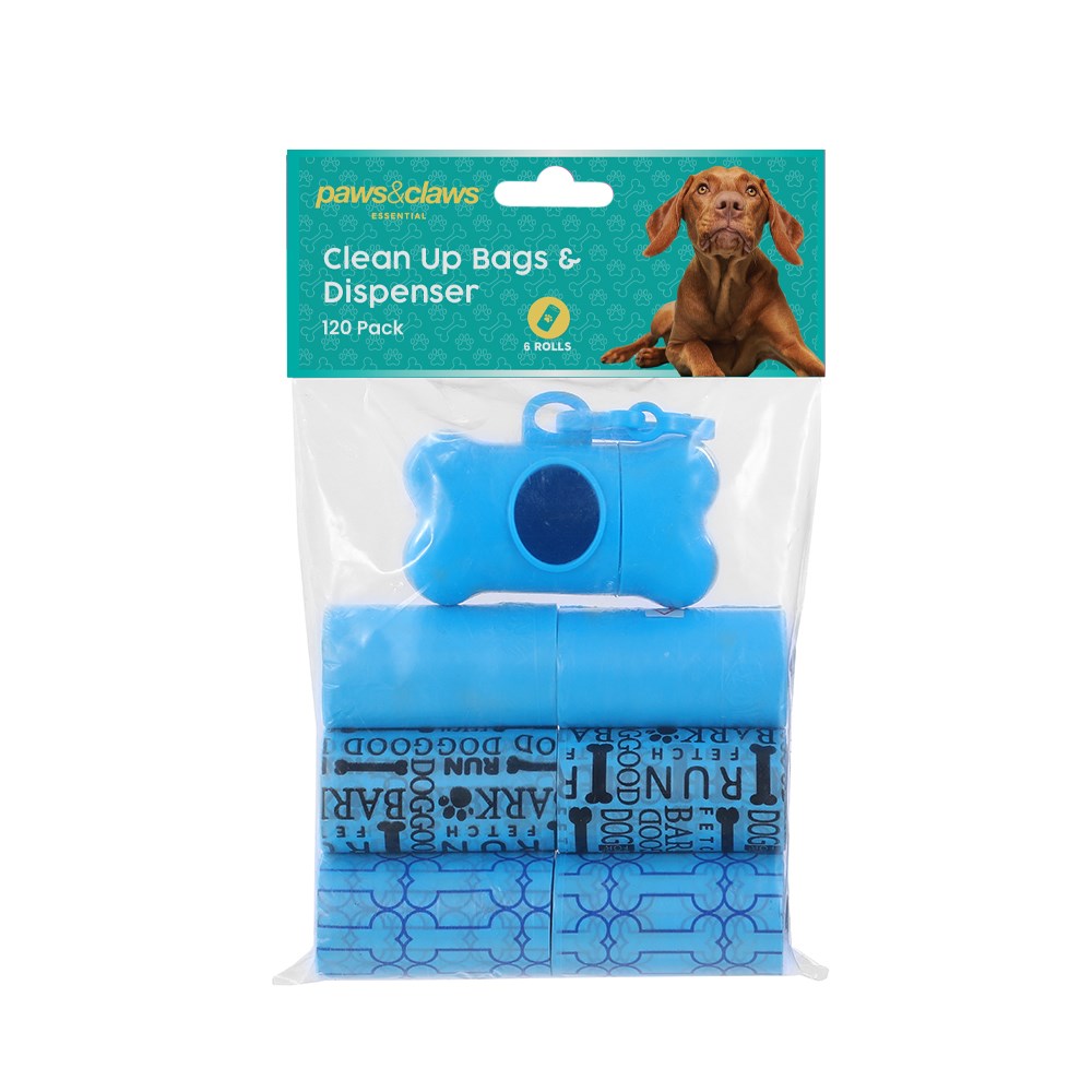 Clean Up Bags + Dispenser