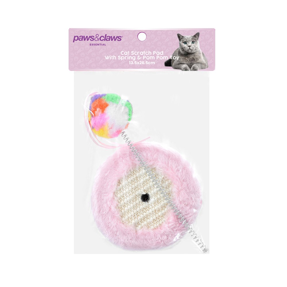 Cat Scratch Pad With Spring