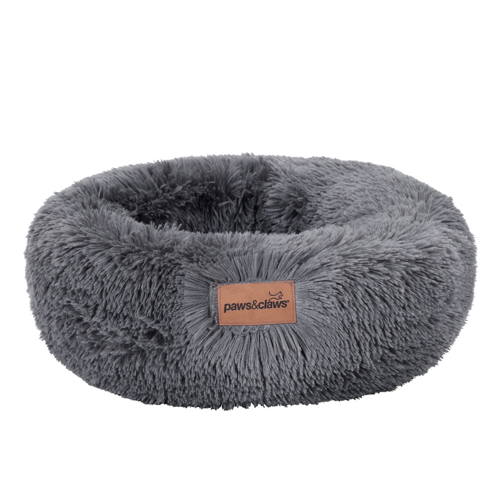 Calming Plush Bed Grey Small