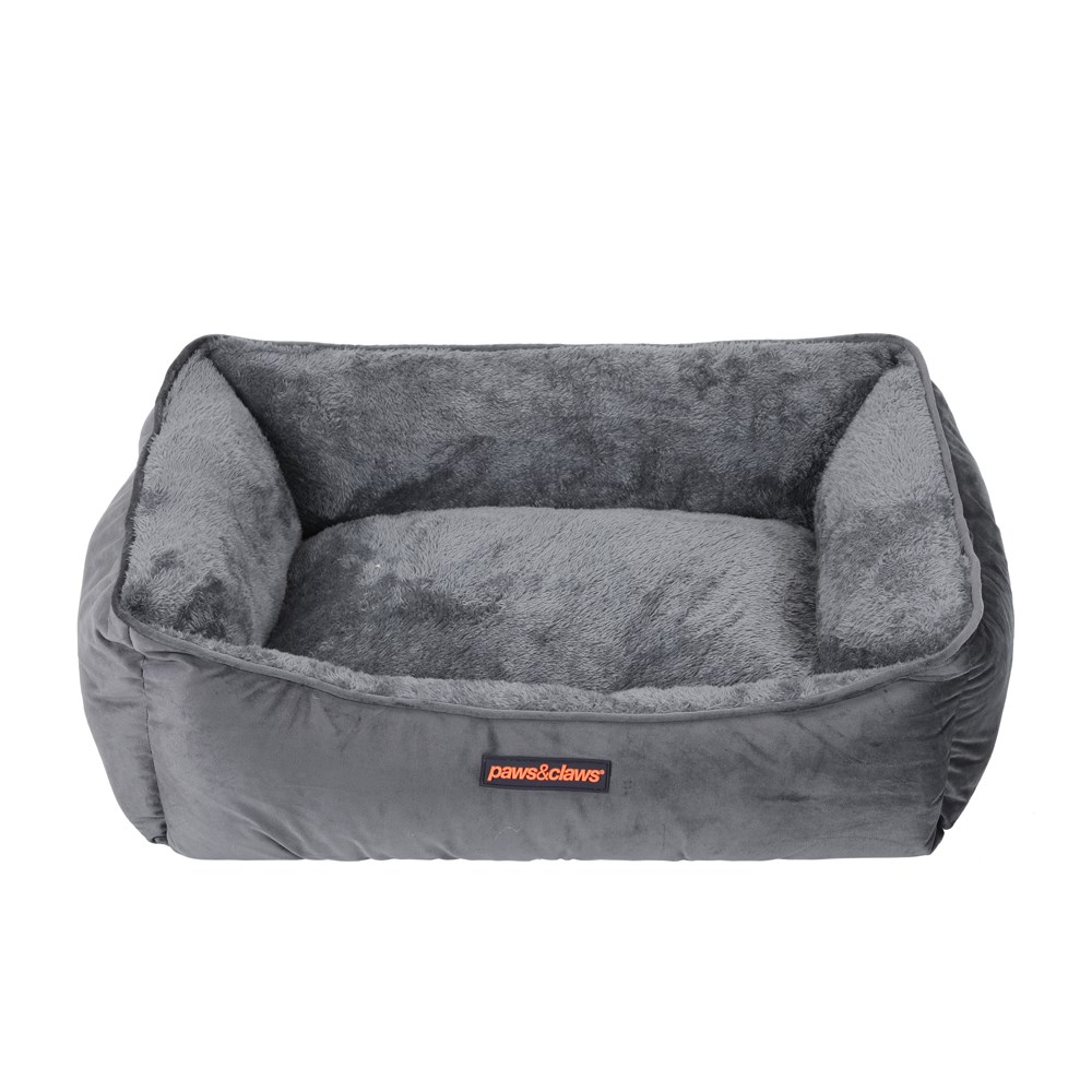 Lux Walled Bed Grey Small