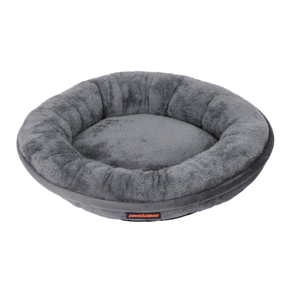 Lux Round Bed Grey Small