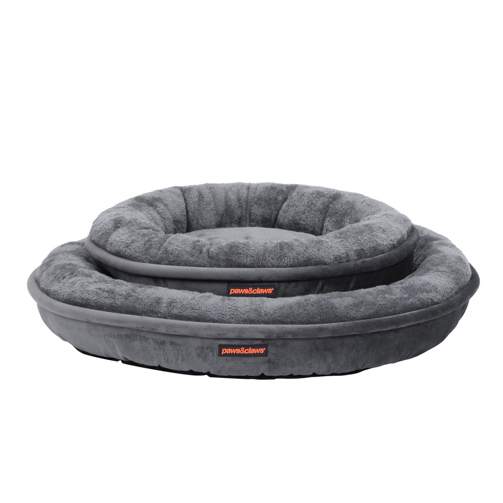 Lux Round Bed Grey Small