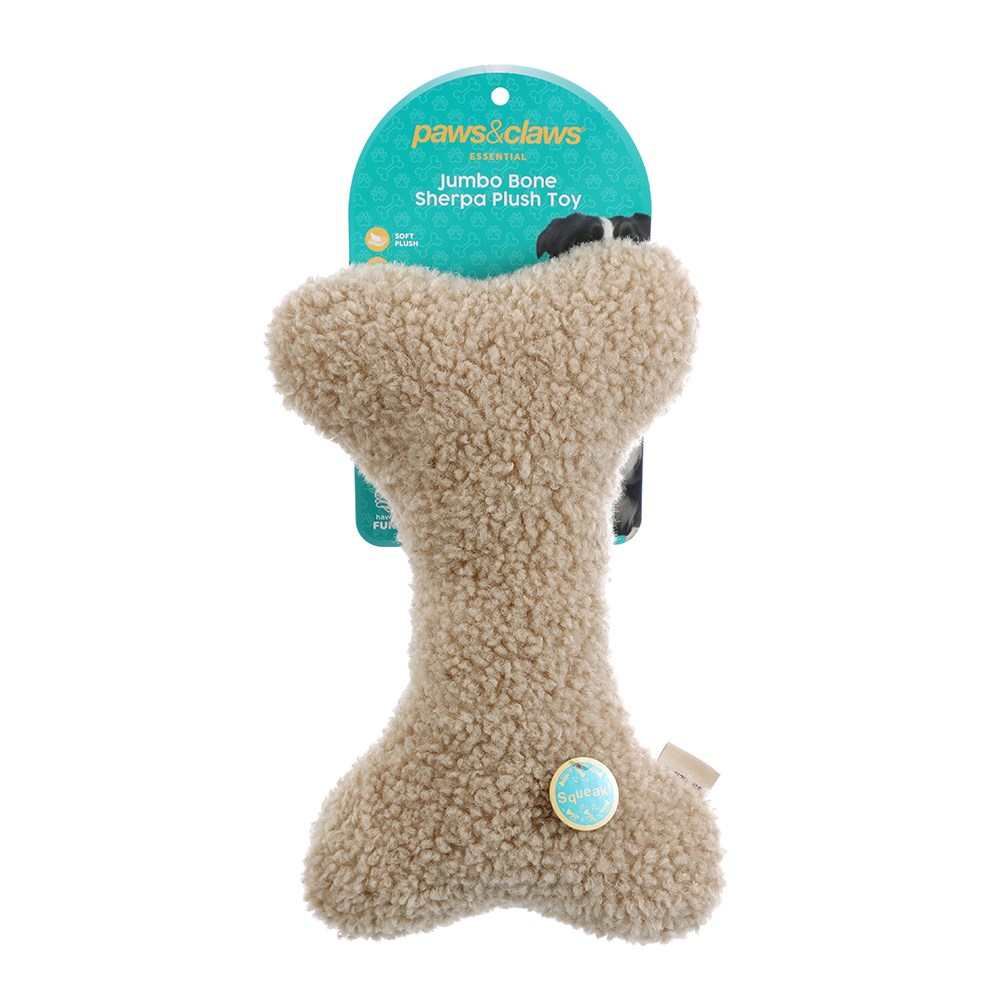 Jumbo Bone Sherpa Plush
