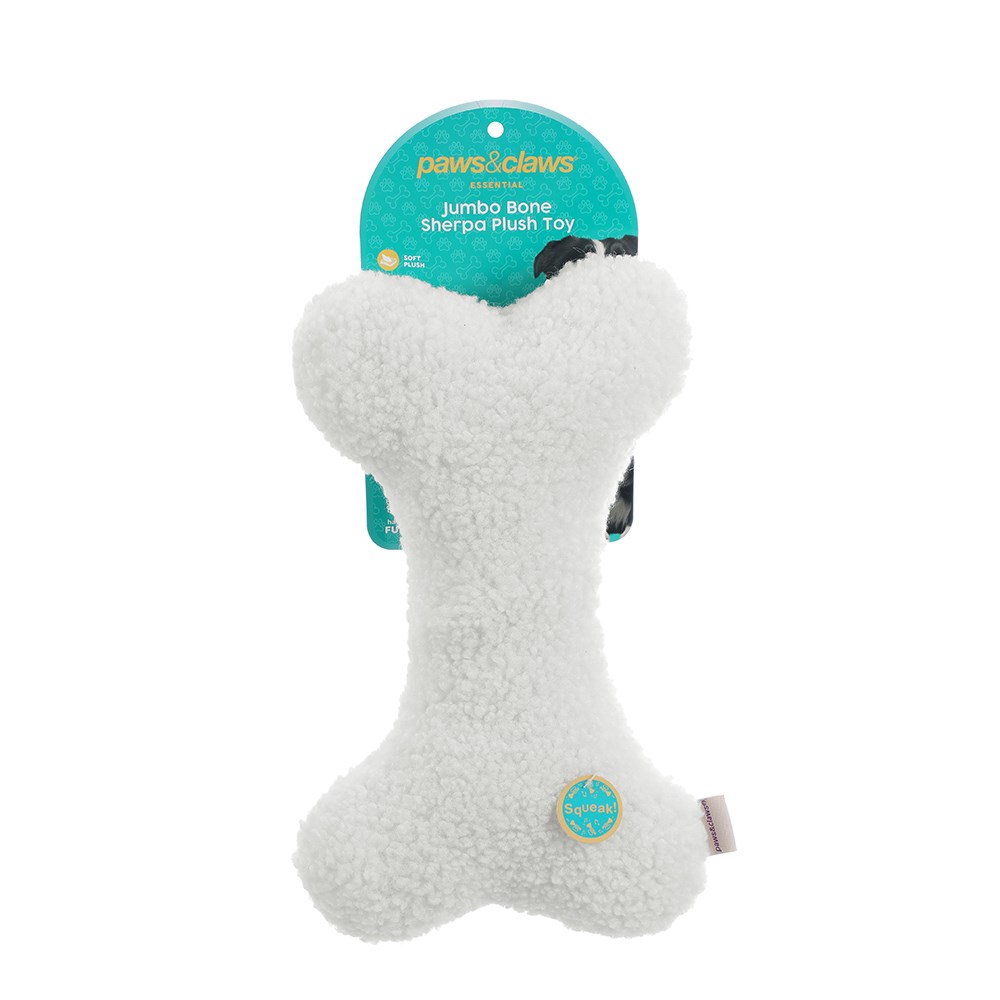Jumbo Bone Sherpa Plush