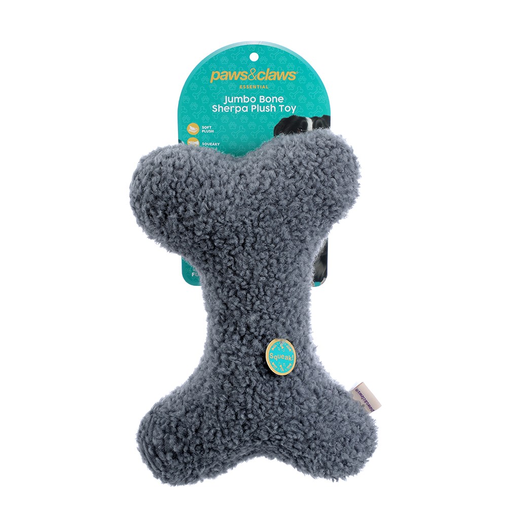 Jumbo Bone Sherpa Plush