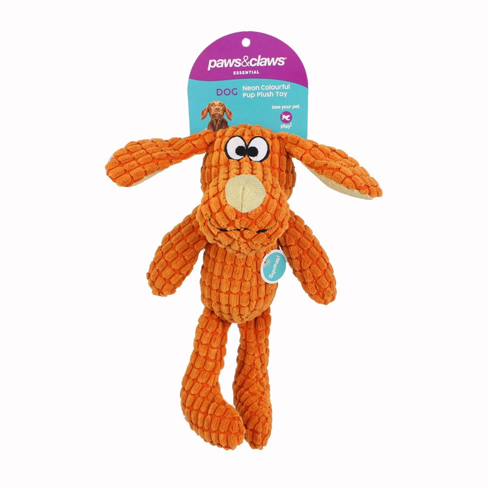 Neon Pup Plush 3 Asstd