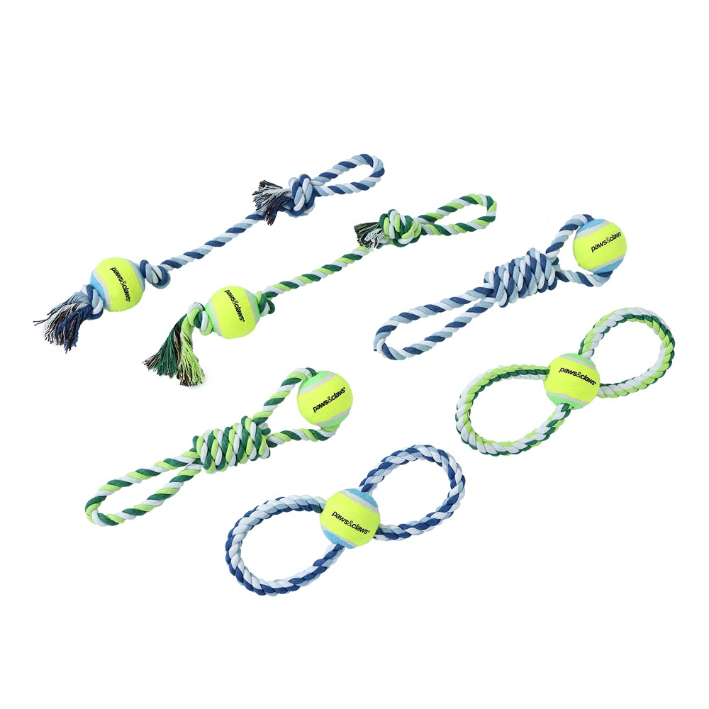 Rope & Tennis Ball Tugger