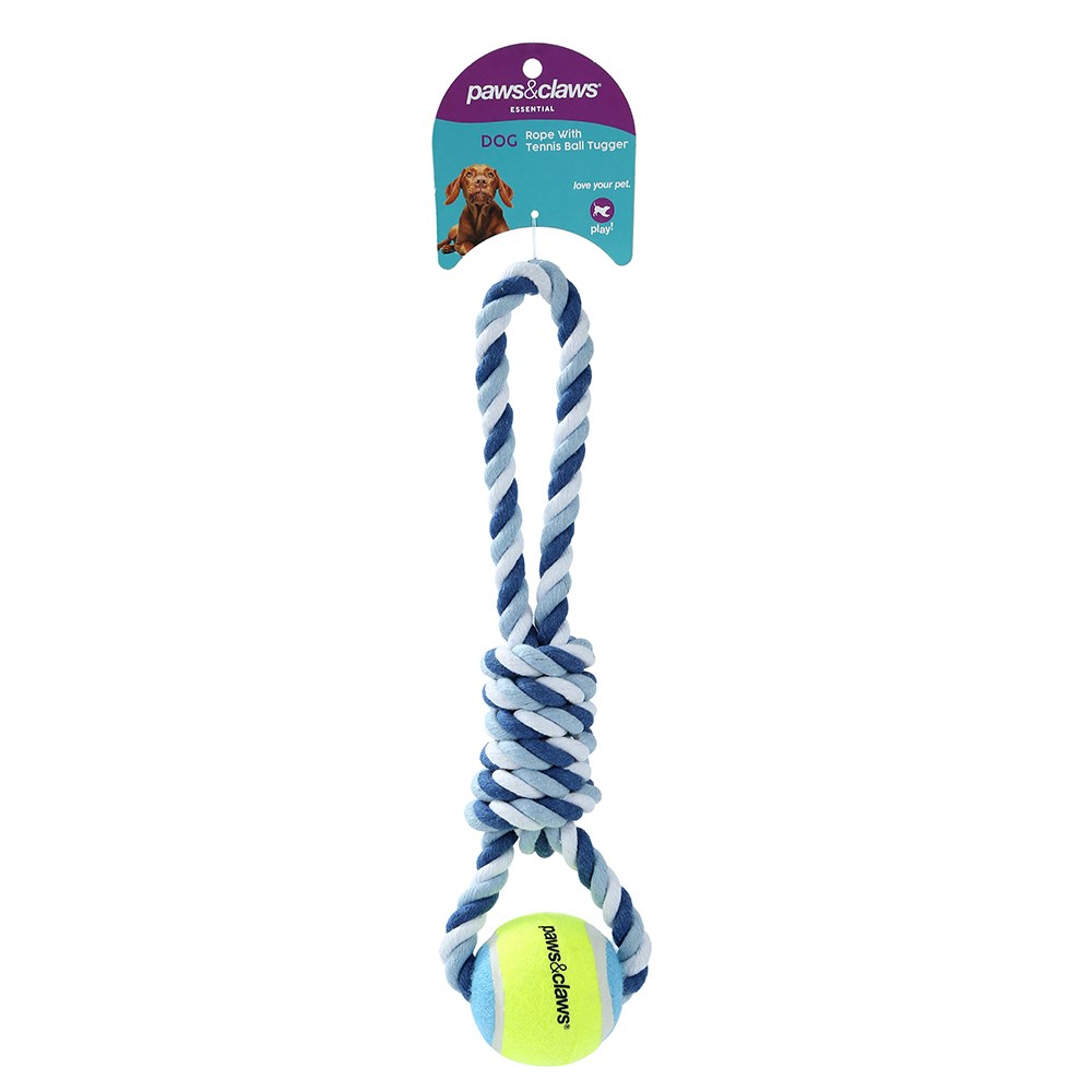 Rope & Tennis Ball Tugger