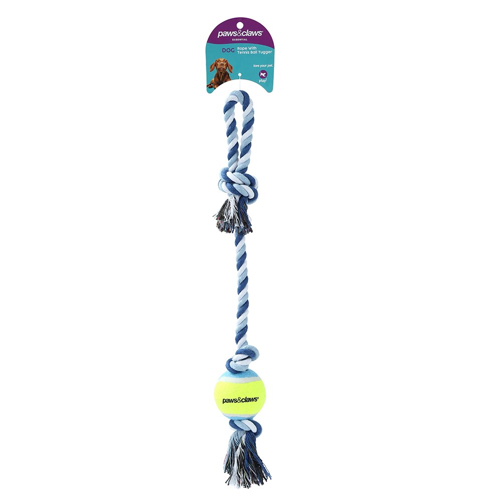 Rope & Tennis Ball Tugger