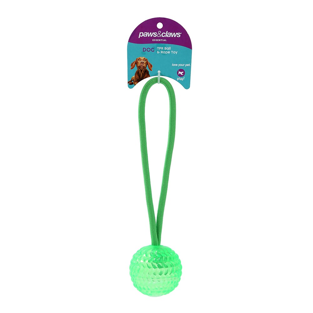 Tpr Ball & Rope Toy