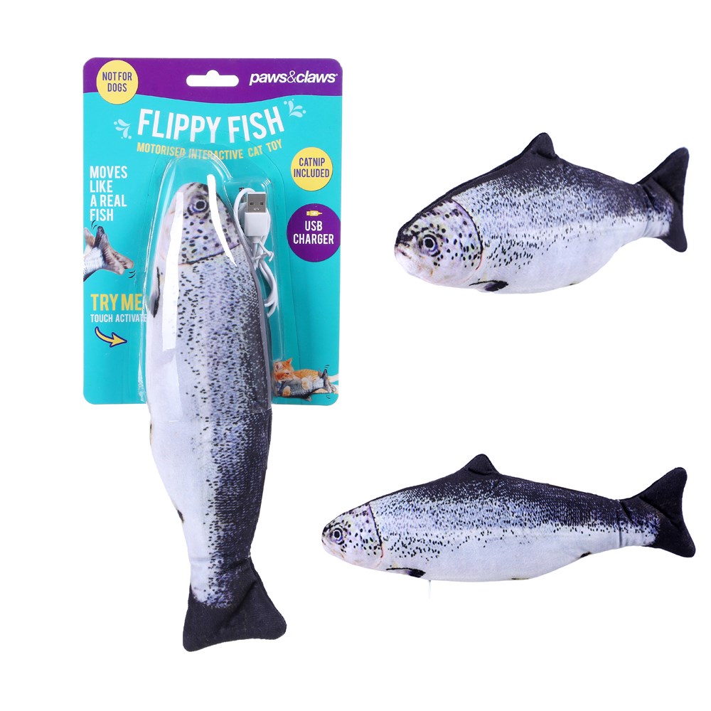 Flippy Fish Cat Toy