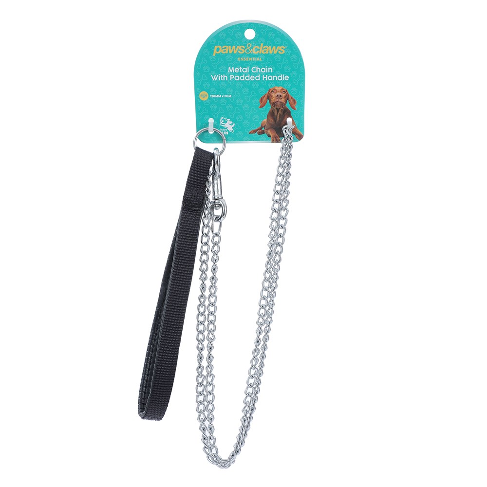 Chain Lead With Padded Handle