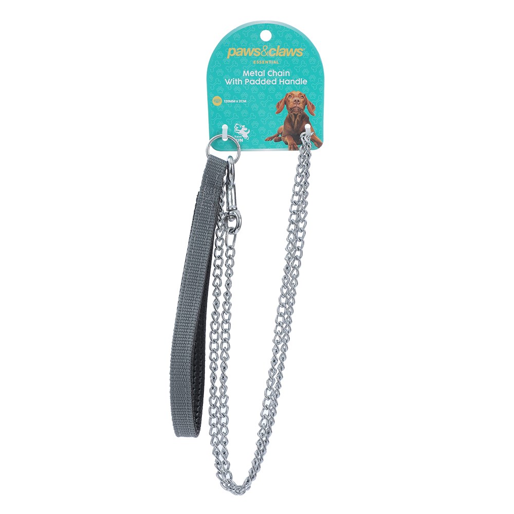 Chain Lead With Padded Handle