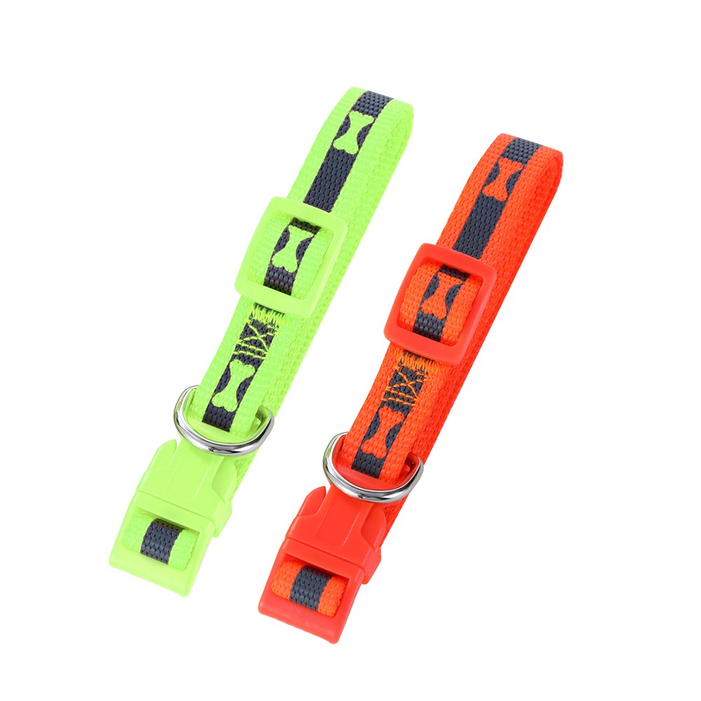 Reflective Collar W/ Bone