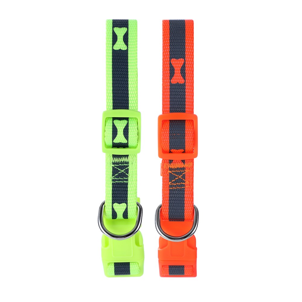 Reflective Collar W/ Bone