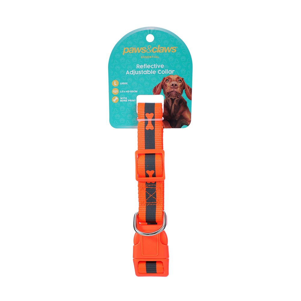 Reflective Collar W/ Bone
